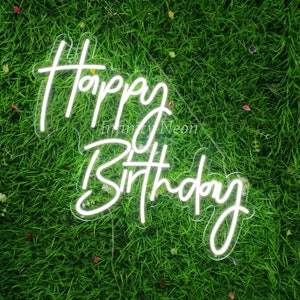Alles Gute zum Geburtstag Leuchtreklame Bar Zeichen Party Neon Led Neonlicht Hochzeitsdeko Licht Hausraum Wanddekoration