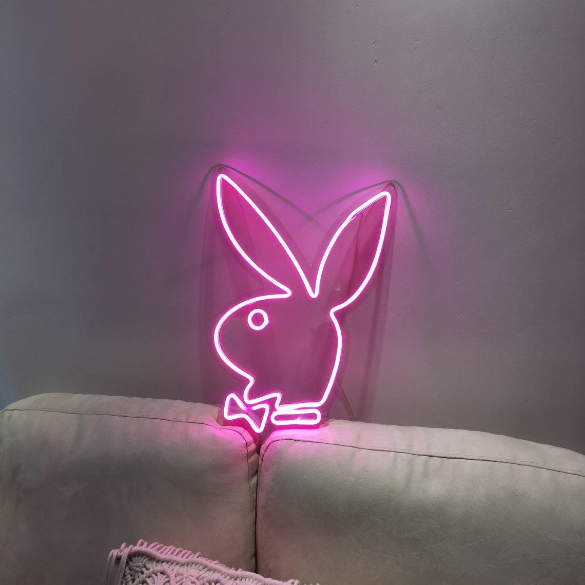 Custom Neon Sign Playboy Bunny Neon Sign Custom Wedding Neon | Etsy