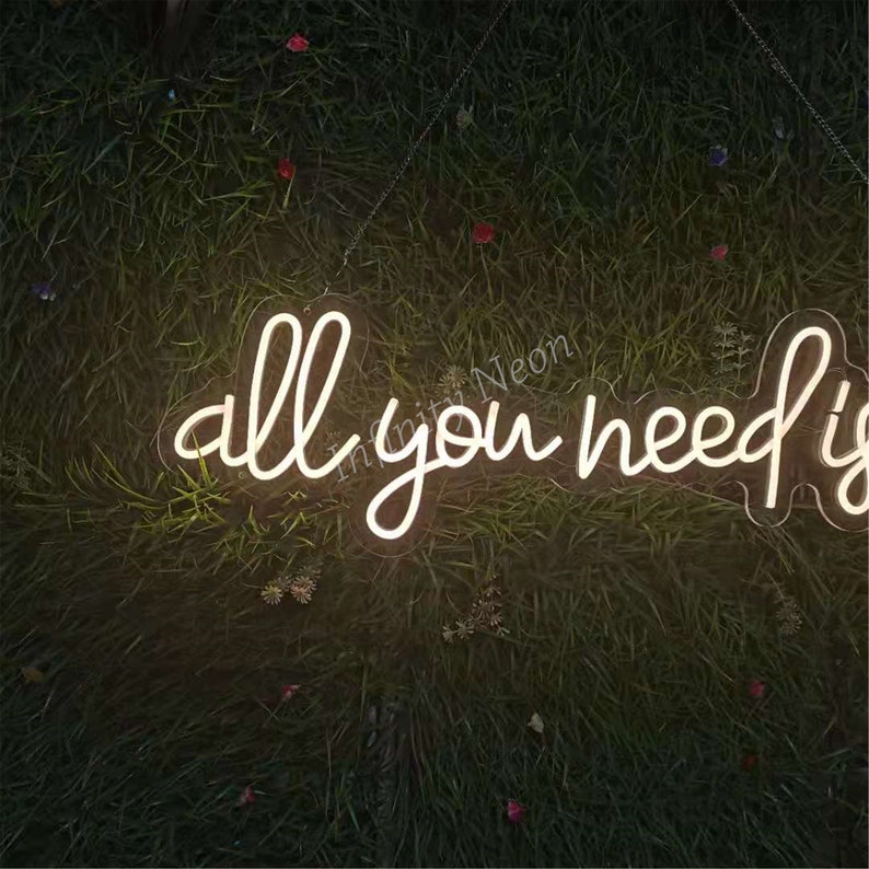 All You Need is Love Neon Sign Custom Neon Light Sign Led - Etsy