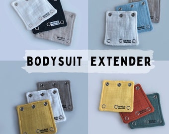 Body Extender für Babykleidung im Set Body Extension Kleinkind 3tlg. Unterschiedliche Schnappgröße
