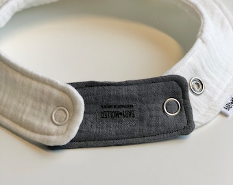 Bib Extension Snaps Adjustable Bib Clips Snap-on Bib Extenders Toddler Bib Fastener Bib Lengthener