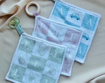 Mini Schnuller Loveys Baumwolle Binky Halter weich Sicherheit Decke Kinderzimmer Reise Buddy Baby Register Addons Dusche Geschenkideen für Säuglinge