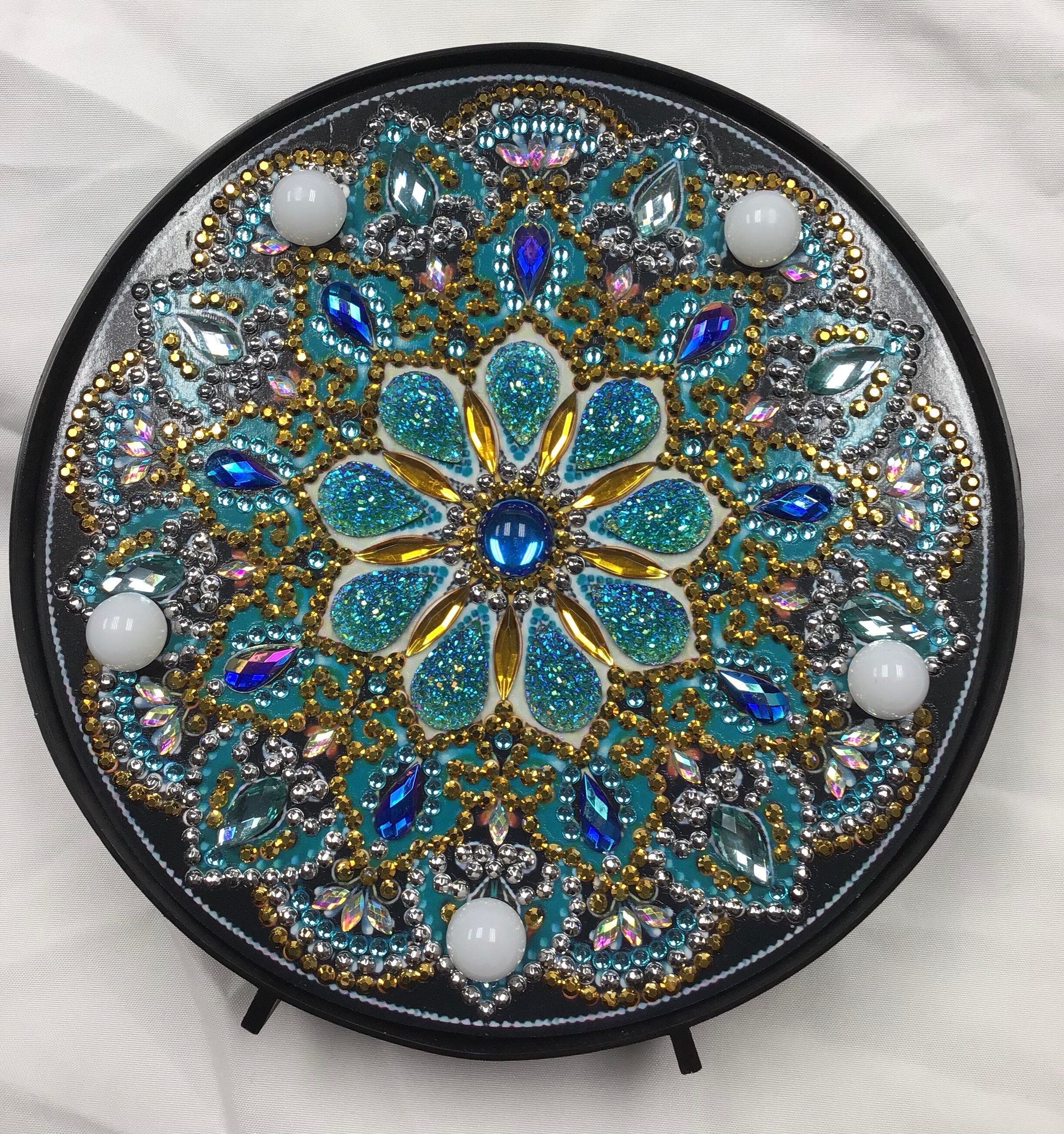 LED Night Lights Diamond Painting Bedside Lamp for Home Etsy