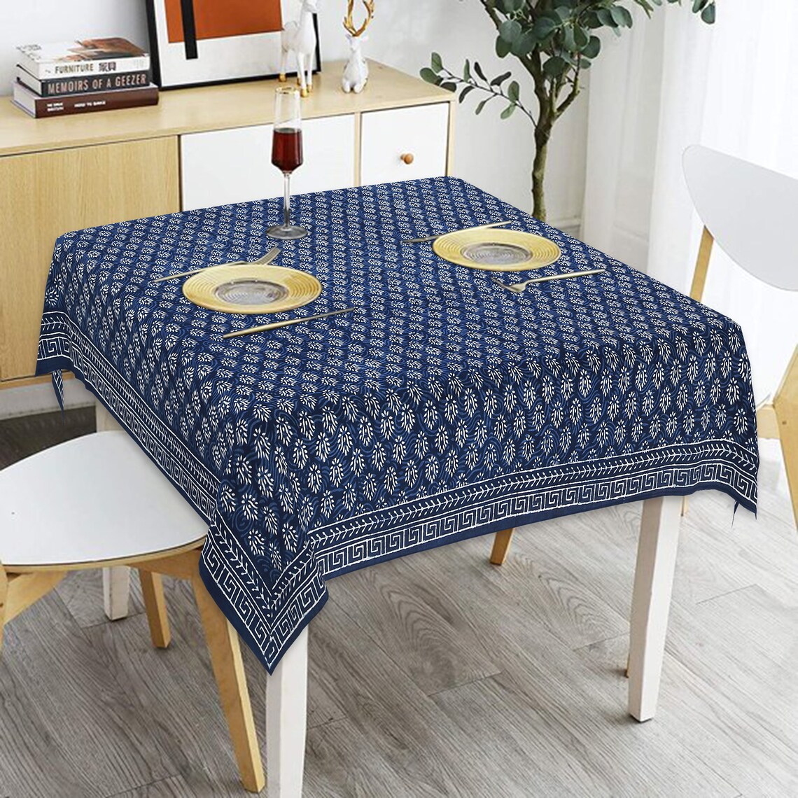 Square Cotton Table Cover Table Cloths Square Table Cover Yoga Sheet