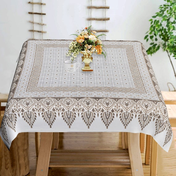 Cotton table linens discount