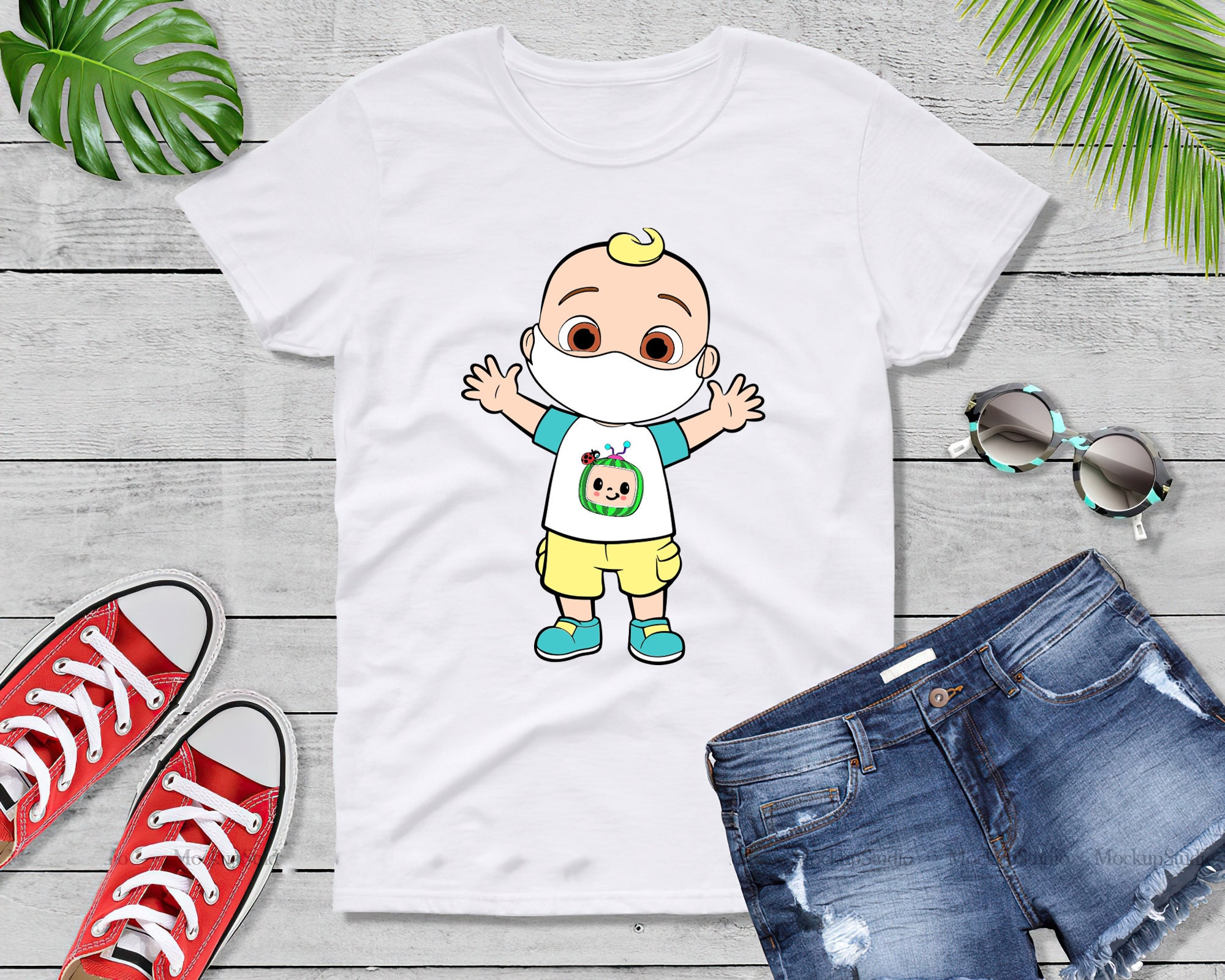 Cocomelon JJ With Facemask Svg JJ Baby Dancing Cocomelon ...