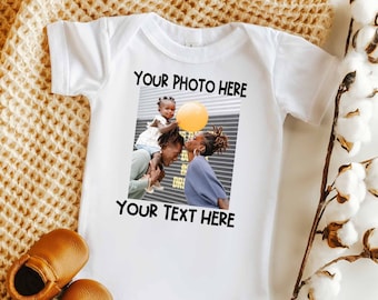 custom personalized shirt gifted,Custom Kids Photo Tshirt, Personalized Family Baby Clothes, Custom Picture Youth Tee, Customized Kids T