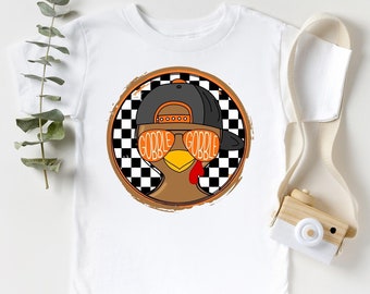 Gobble Thanksgiving Shirt For Boys, Retro Thanksgiving Shirt, Turkey Boys Shirt, Cool Turkey Shirt