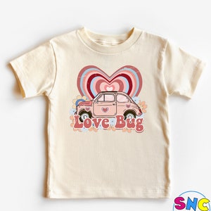 Love Bug Shirt for girls,Retro Valentine&#39;s TeeToddler Valentine&#39;s outfit,Valentines Day shirt