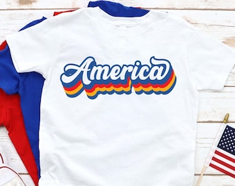 America Independence Day Shirt for kids, Fourth of July Toddler Tee, 4th of July American Toddler Shirt