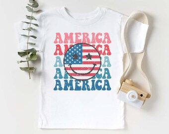 Independence Day Kids Shirt - America Toddler Tee - 4th Of July Kids Shirt