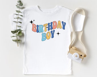 Birthday Boy Toddler Shirt,Retro Birthday Boy Shirt,Birthday Boy Wave Tee,Cute Toddler Tee,Birthday Boy Cute Gift,Simple Boys Bday Shirt