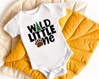 Wild Little One Shirt,Wild One Birthday Shirt, 1st Birthday Shirt, Bear Wild One Shirt, Animal Birthday Shirt