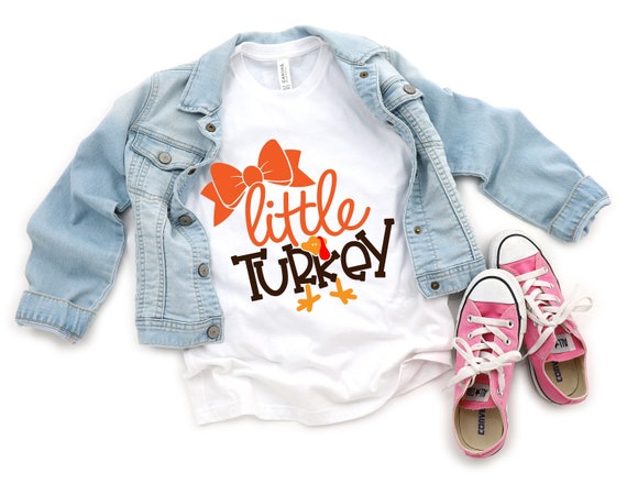 Girls little turkey shirt, Thanksgiving Outfit for girls, Turkey Day tshirt
