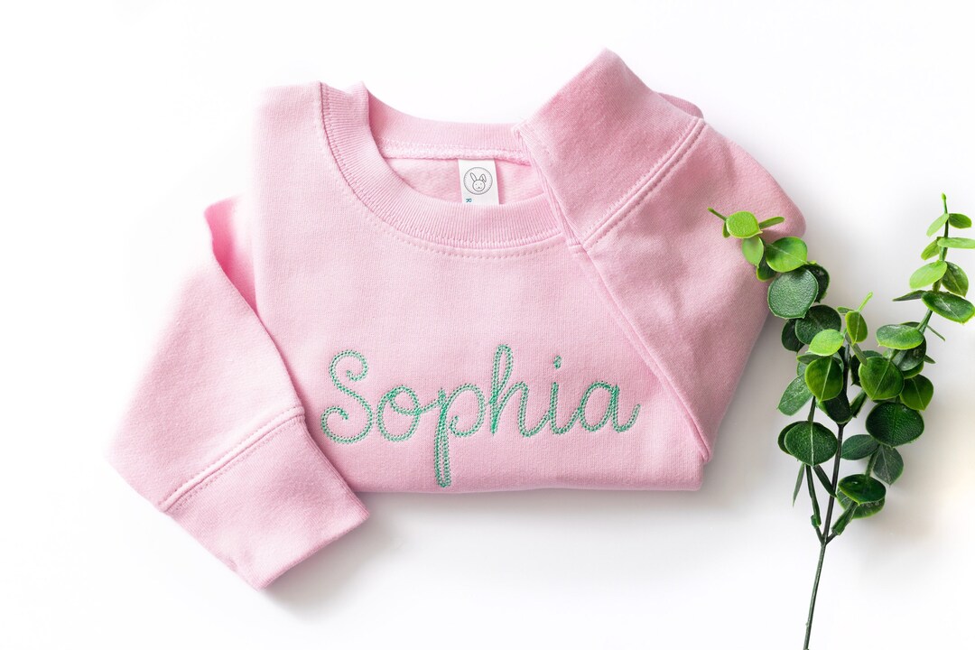 Kids Sweatshirt With Name, Custom Sweatshirt, Personalized Toddler
