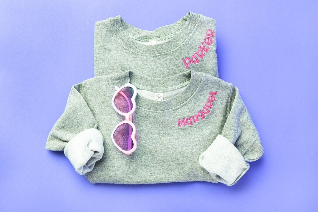 Kids Sweatshirt With Name, Customized Kids Sweatshirt, Personalized