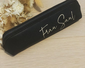 Personalized pencil case with name Cosmetics Teacher's gift