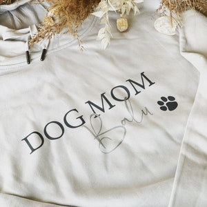 Dog Mom Hoodie Dog mom personalized with dog name soft quality gift idea hoodedhoodie image 2