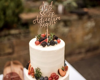 Cake topper wedding cake