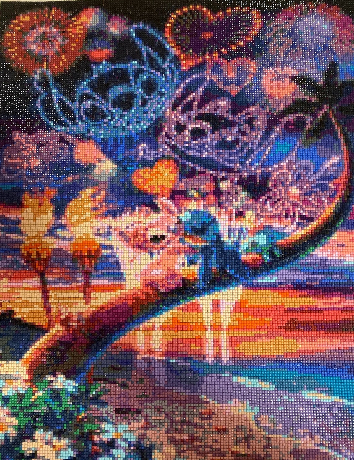 Lilo And Stitch Diamond Painting COMPLETED 40x50cm Etsy