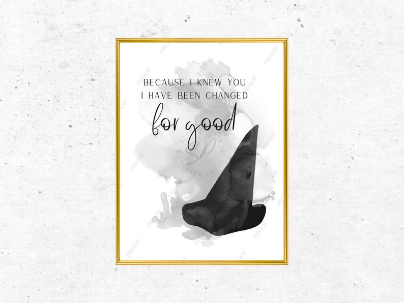 Wicked Musical Prints, Wicked Musical Quote, Theatre Prints, Musical Quotes, Musical Theatre Prints, Musical Print, Theatre Gift Wicked 6