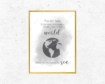 Come From Away Musical Print, Come From Away Quote, Theatre Prints, Musical Quotes, Musical Theatre Prints, Musical Print, Theatre Gift