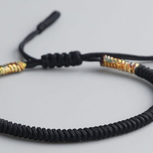 Ultra Popular Black Tibetan Knot Bracelet