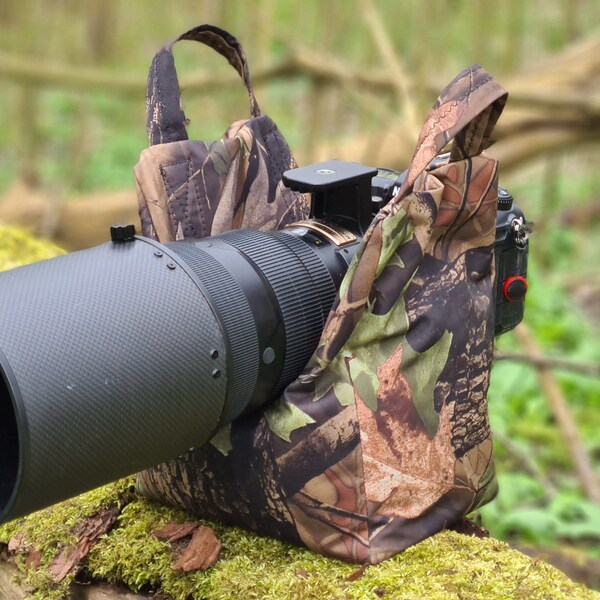 THE WOODCOCK.Wildlife Photography Camera Beanbag- Heavy Duty( Real Tree Camo)