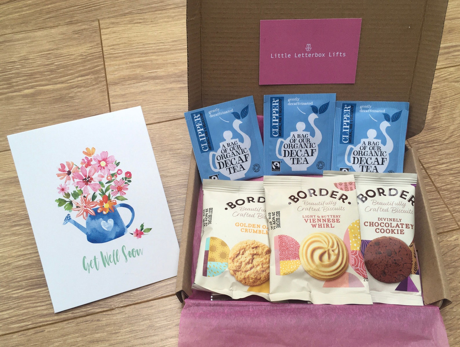 Tea & Biscuits Personalised gift box Etsy