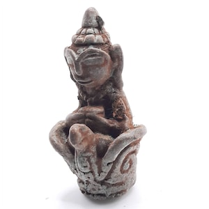 Sehr einzigartige alte römische Bronze Menschenfigur Statue