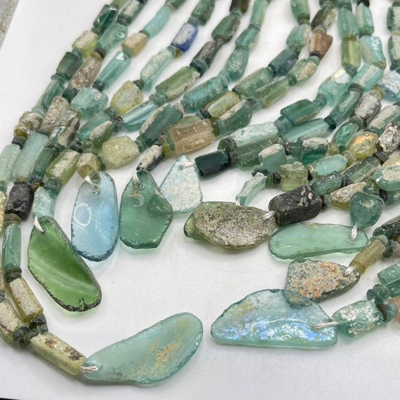 SALE lot 10 Antique Roman Glass Rare Beads Strand… - image 5