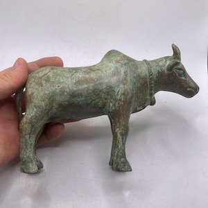 100AD Ancient Roman Bronze Cow Statue