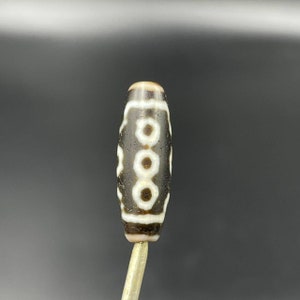 Powerful Old Antique Tibetan Dzi Bead With Ancient 7 Eyes Powerful Ancient Dzi Bead Collectable Bead
