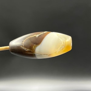 Banded Sulaimani Agate Bead Amulet