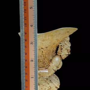 Unique Ancient Roman Crystal Carved Humained Vessel Rhytun