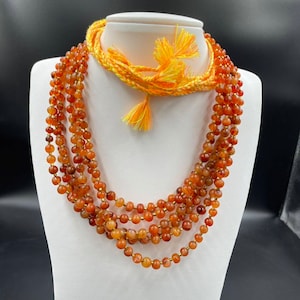 Great Deal Sale lot 10 Strands Necklace Beautiful Antique Old Orange Carnelian Agate Stone Rare Beads Necklace