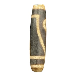 Extremely Rare Antique Tibetan Dzi Bead With Ancient 2 Eyes Ancient Dzi Bead Collectable Bead