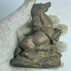 Wonderful Rare Ancient Roman Gold Gilded Bronze Horse Statue