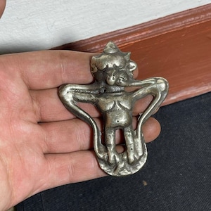 Beautiful Rare Ancient roman Old Bronze Mythical beast pendant