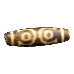 Collectible Antique Agate Bead Tibetan Himalayan eyes Banded Dzi bead Amulet