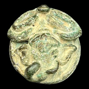 Very Rare Ancient Roman bronze Elephant as Bezel mount