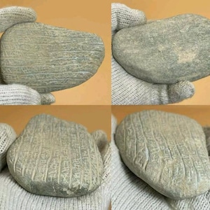 Ancient Near Eastern Tablet with Early Writing (Circa 1000BC)