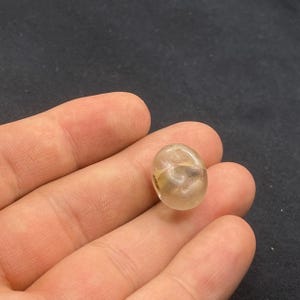 Beautiful Roman crystal stone intaglio Ancient Seal stamp old bead with impression