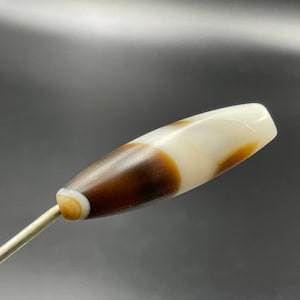 Banded Sulaimany Agate Stone Bead Amulet
