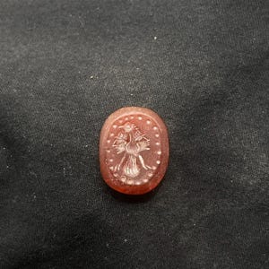 Beautiful Ancient Roman intaglio Gemstone Carnelian Seal Stamp Cabochon