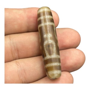 Ancient indo Tibetan old Agate motif dzi bead Amulet