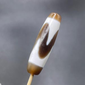 Amazing Ancient Himalayan Agate Stone Beautiful Design Rare Lovely Dzi Amulet Bead