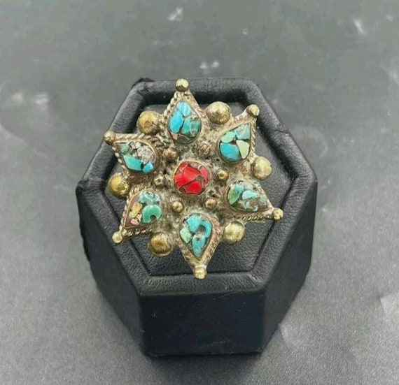 Beautiful Tibetan Jewellery Natural Multiple Ston… - image 1