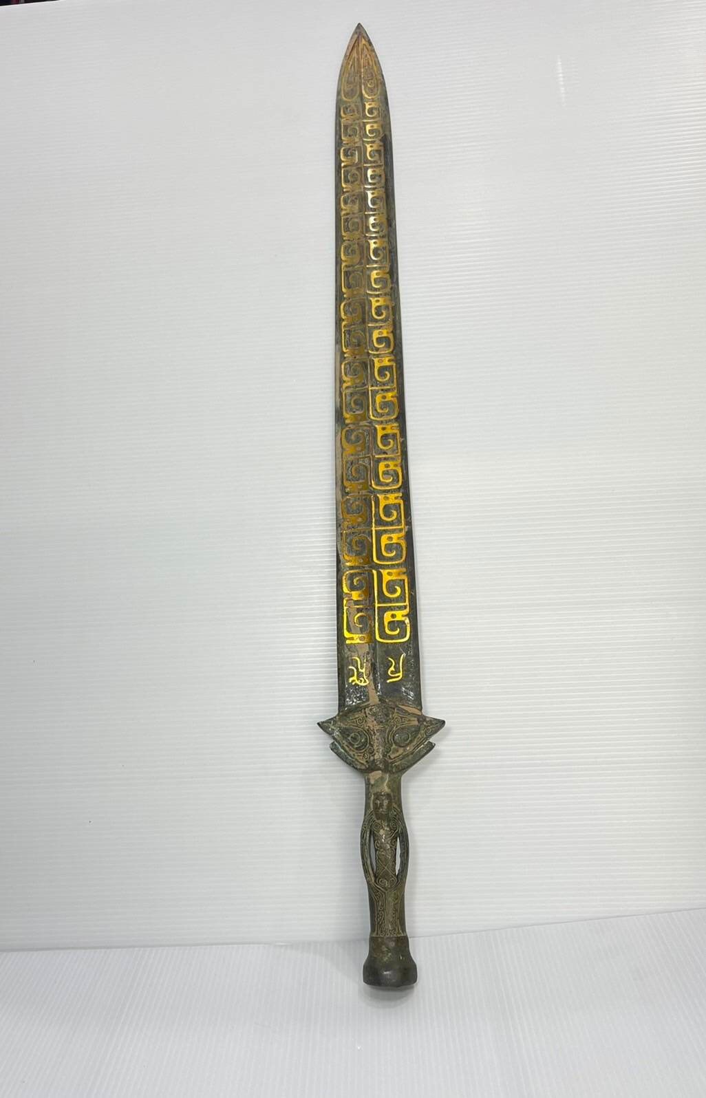 Beautiful Ancient Roman Gold Gilding Bronze Big Sword With Etsy