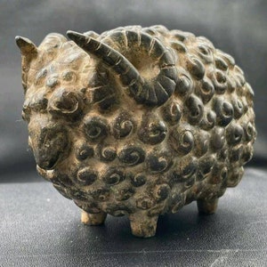Circa 200-300AD Ancient  Old Roman Bronze Excellent Unique  Sheep Statue